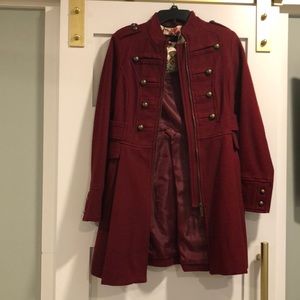 Steve Madden military style pea coat.